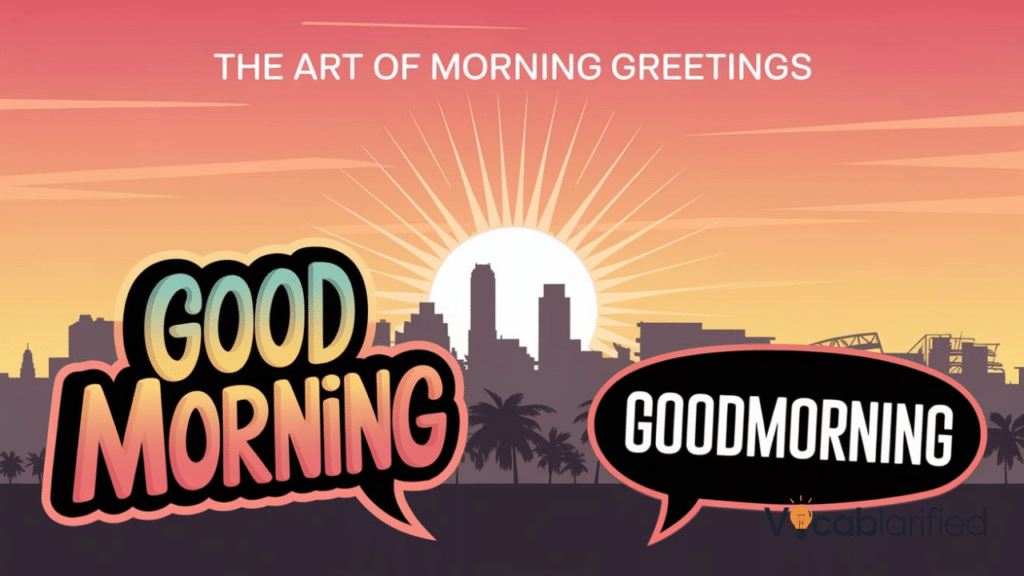 'The Art of Morning Greetings'