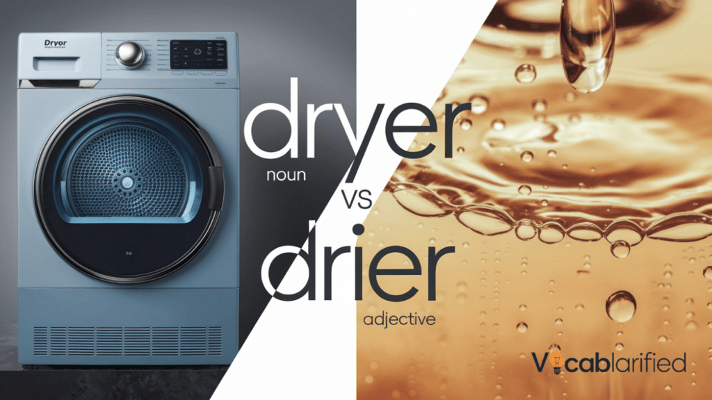 'DRYER vs DRIER