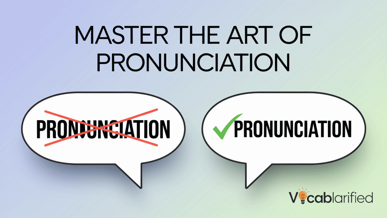 Master the Art of Pronunciation