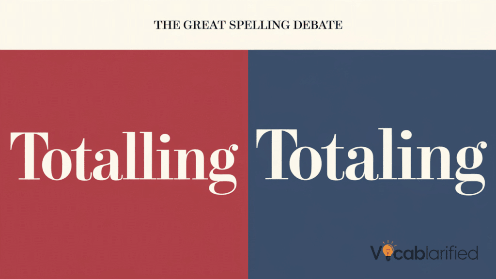 Totalling or Totaling Which Spelling to Use