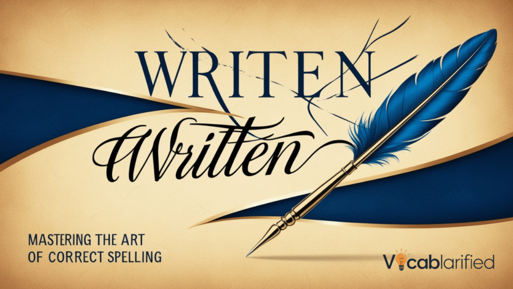 Writen Or Written