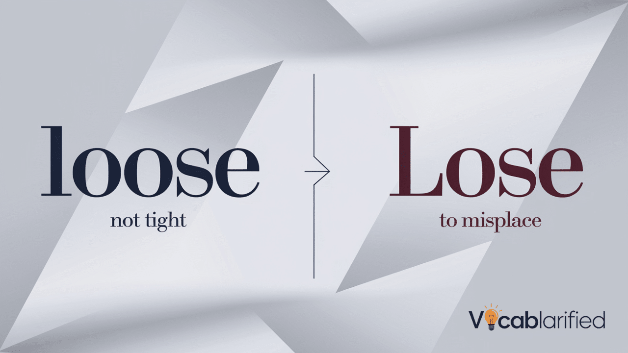 'lose or loose