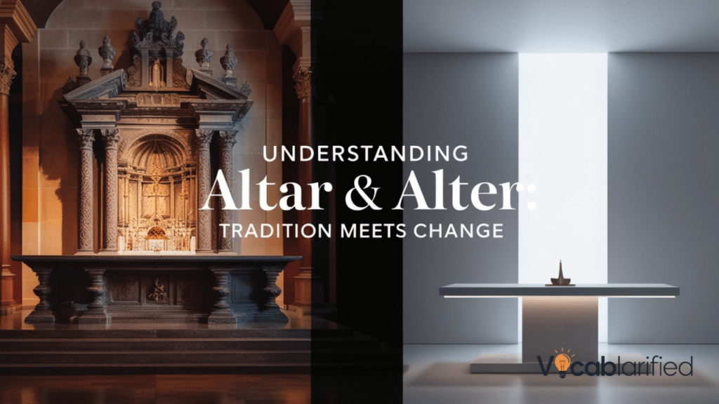 Altar & Alter