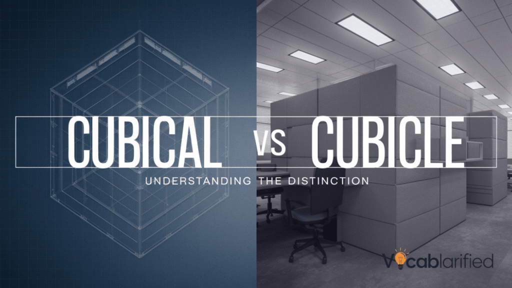 Cubical Or Cubicle