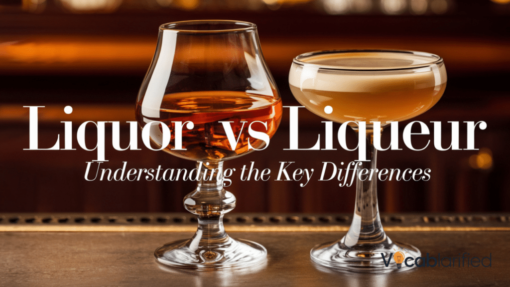 'Liquor vs Liqueur