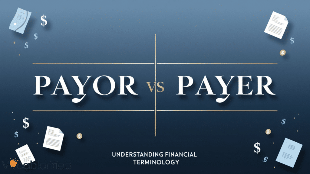 Payor or Payer