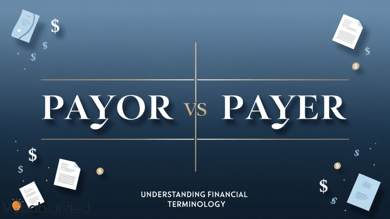 Payor or Payer