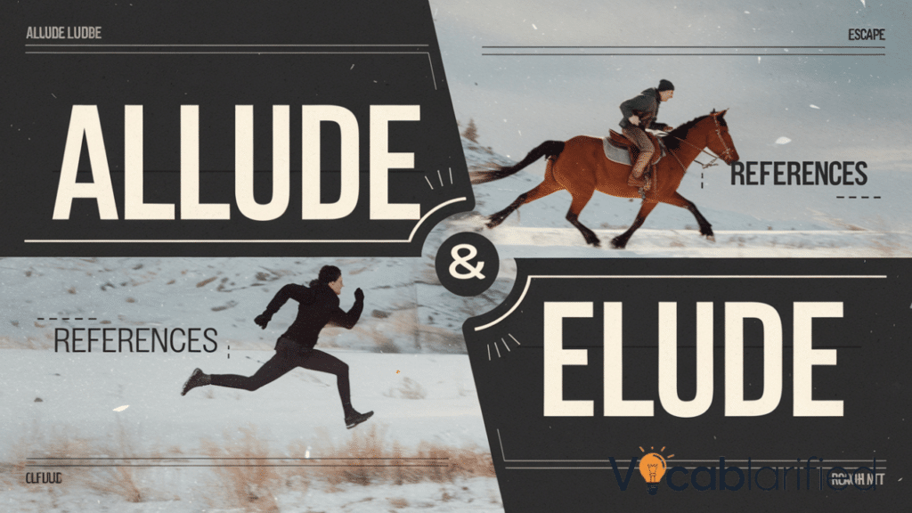 Allude vs Elude