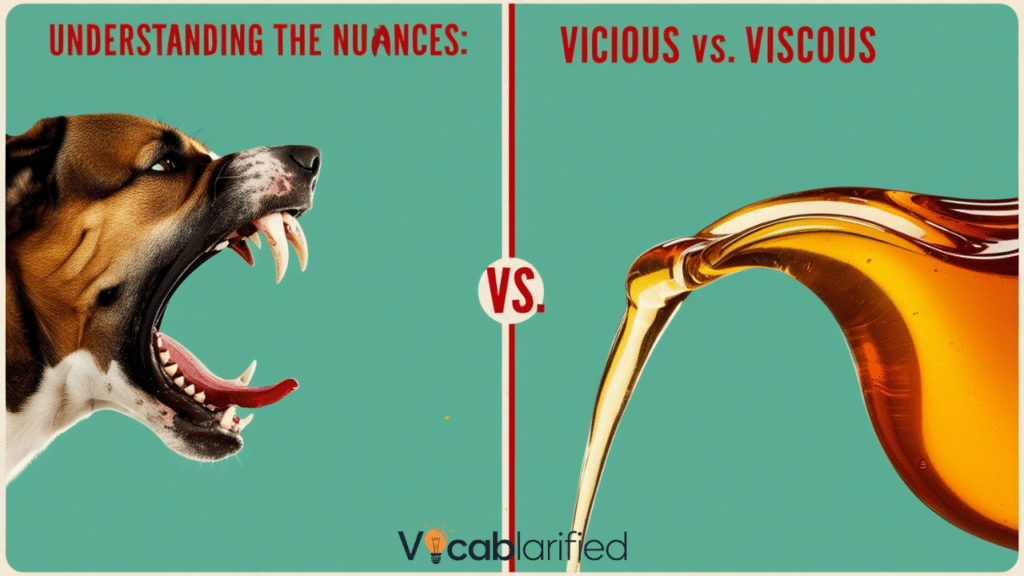 Vicious vs Viscous